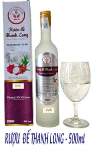 RƯỢU ĐẾ THANH LONG 500ml  - HTX HÒA LỆ BÌNH THUẬN Pure Dragon Fruit Wine
