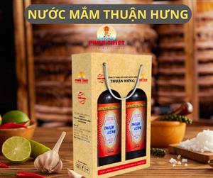 NƯỚC MẮM THUẬN HƯNG 50 ĐẠM⁄ 1 HỘP 2 CHAI 500ML