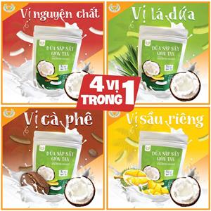 Dừa sáp sấy tứ vị túi 50g