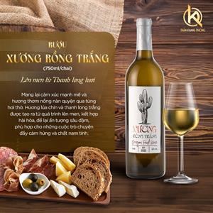 Rượu Thanh Long Xương Rồng trắng, 20% Vol, 750ml (01 chai)