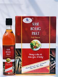 Nước mắm truyền thống Nam Hoàng Phát 30N thùng 6 chai loại 520ml